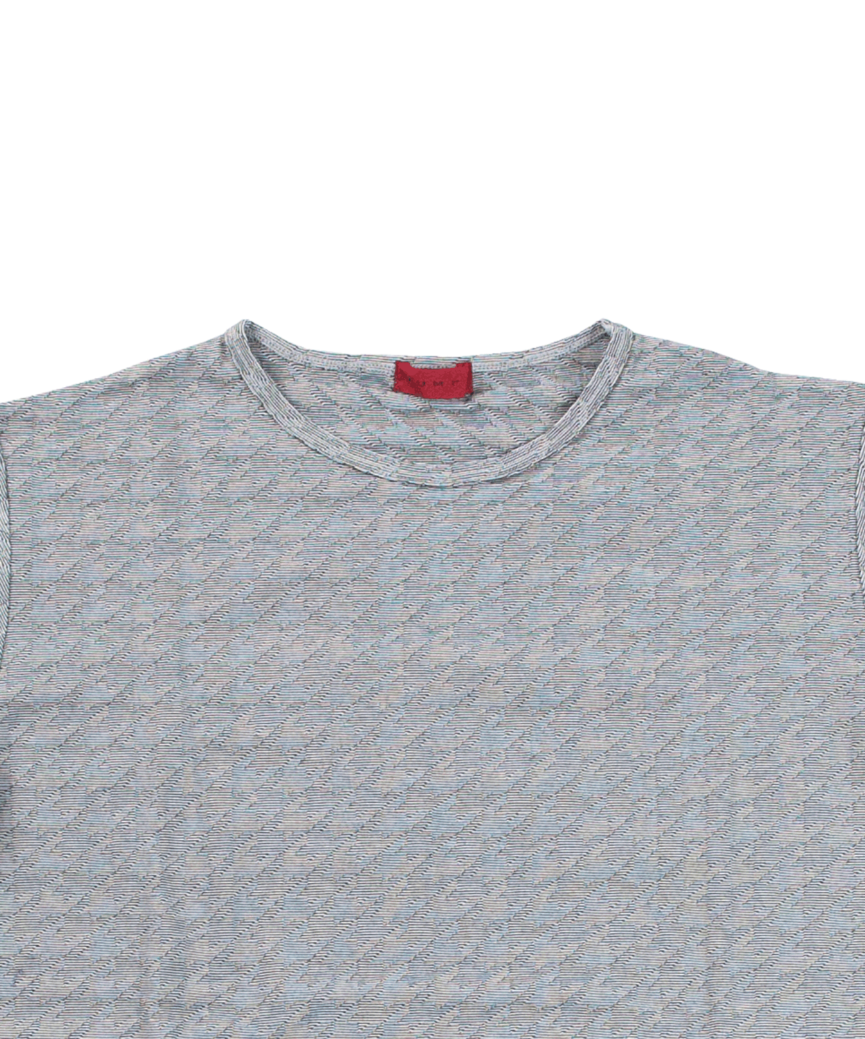 VUMPS HOME ジャカード千鳥 ロングスリーブTシャツ