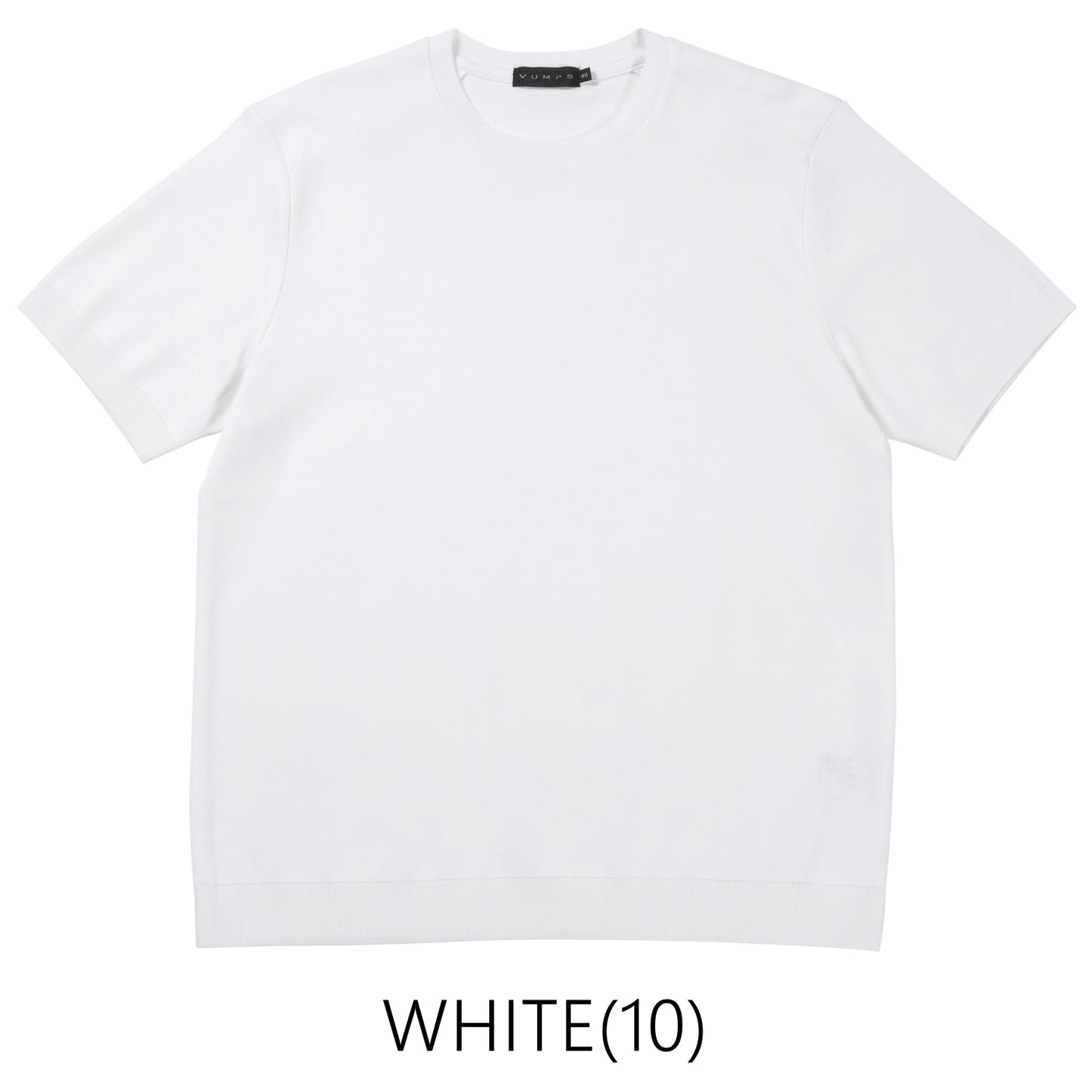【SALE/30%OFF】VUMPS ハイゲージシルケット半袖Tシャツ (WHITE / NAVY / PINK / PURPLE)