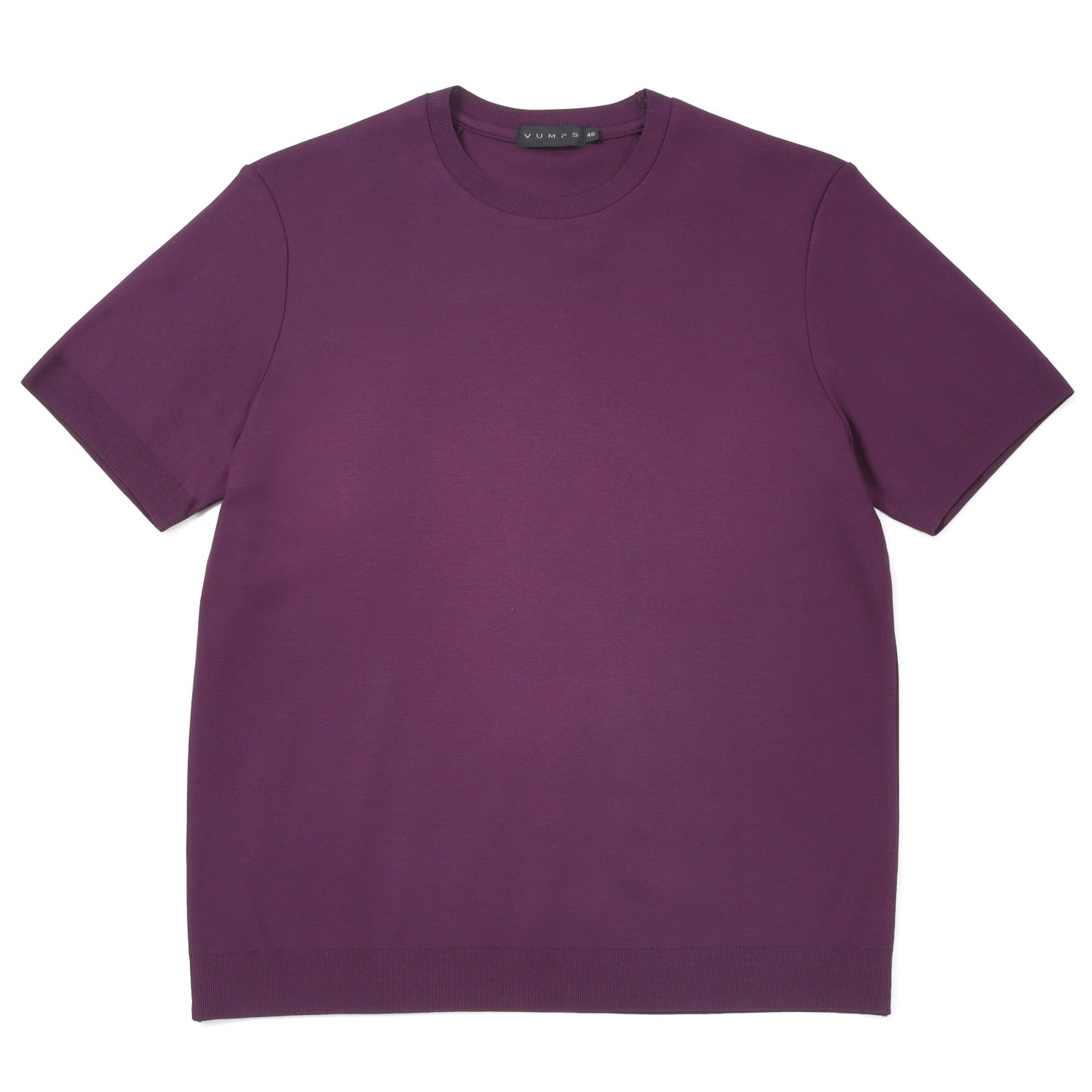 【SALE/30%OFF】VUMPS ハイゲージシルケット半袖Tシャツ (WHITE / NAVY / PINK / PURPLE)