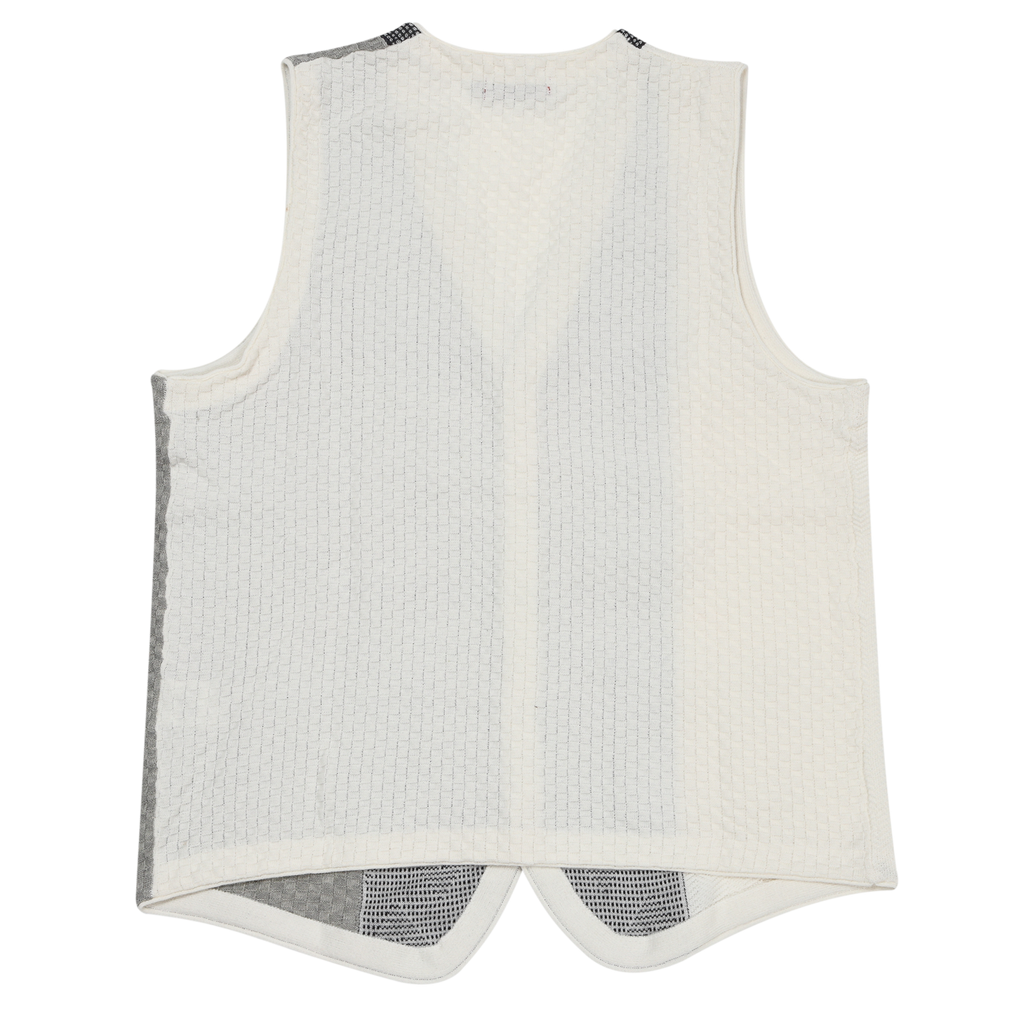 【SALE/20%OFF】強撚ニット 切替ジレベスト