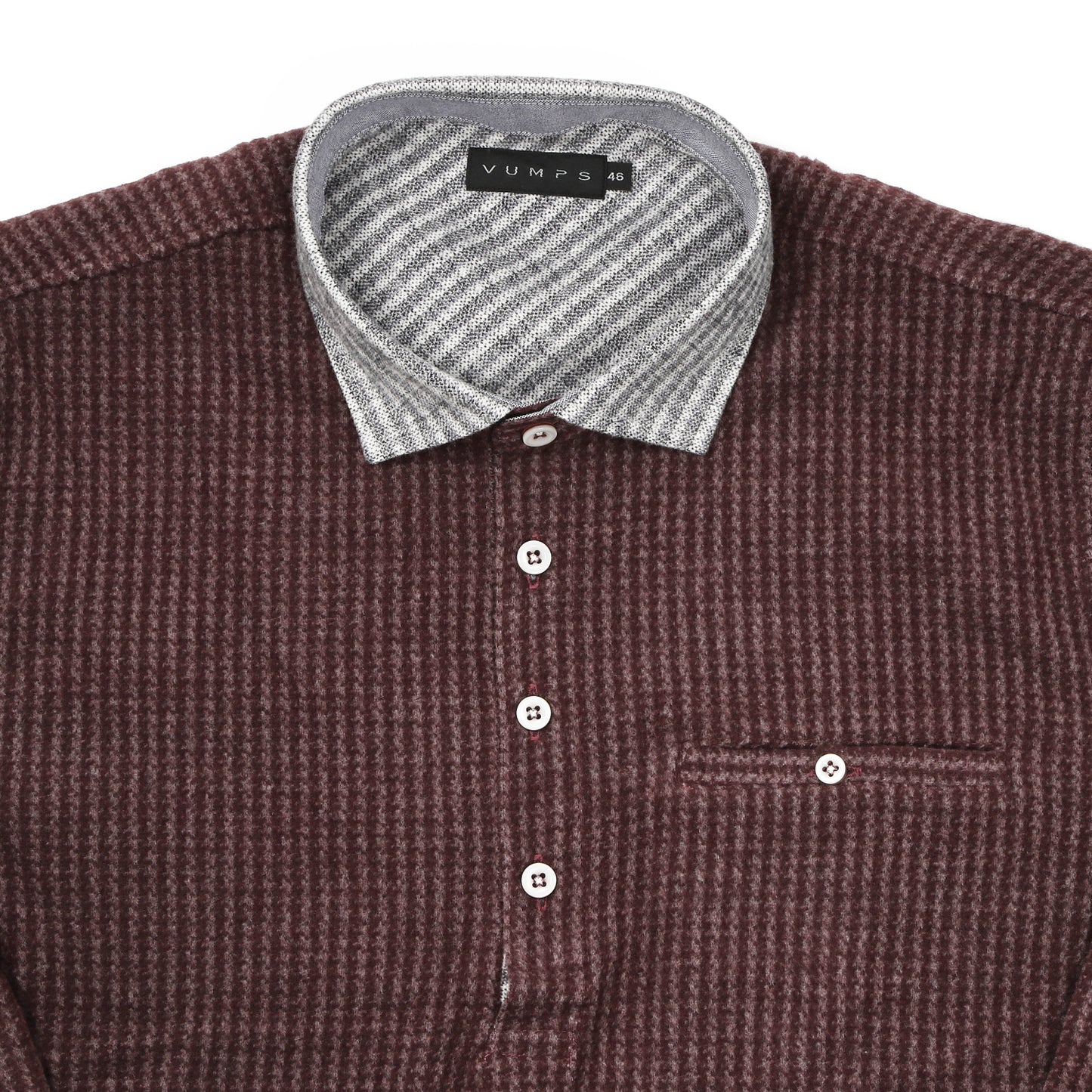 VUMPS カノコスムースポロシャツ(GRAY / BLUE / NAVY / WINE)