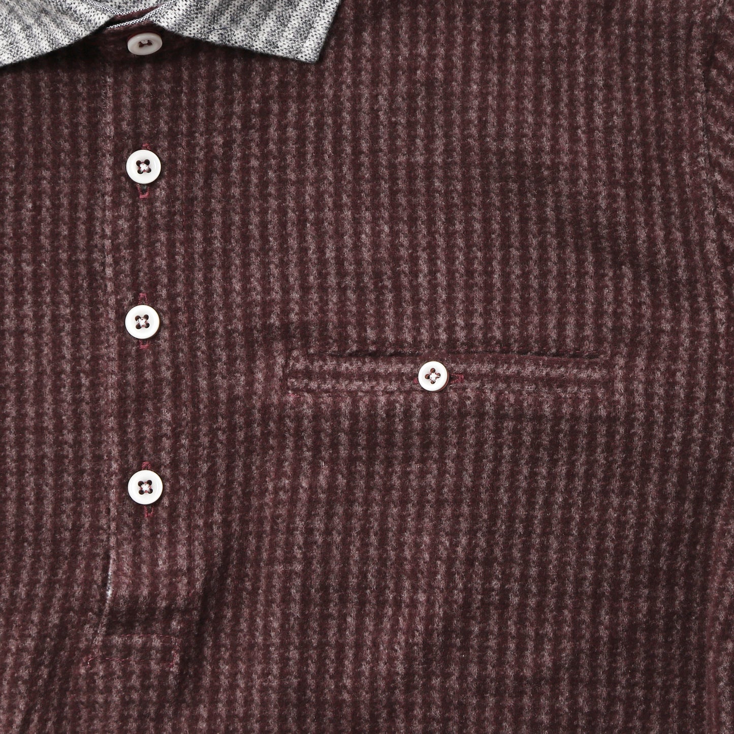 VUMPS カノコスムースポロシャツ(GRAY / BLUE / NAVY / WINE)