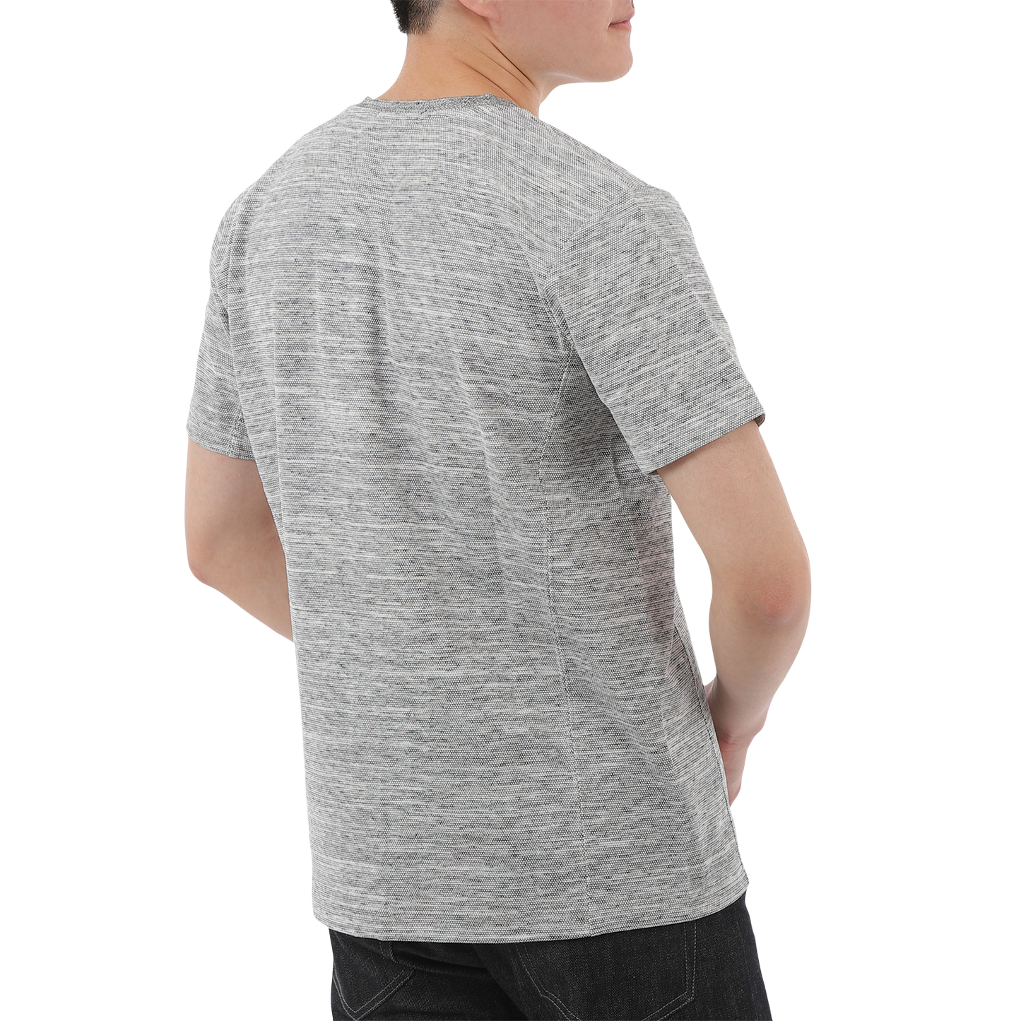 ピラミッドカノコ Vネック半袖Tシャツ