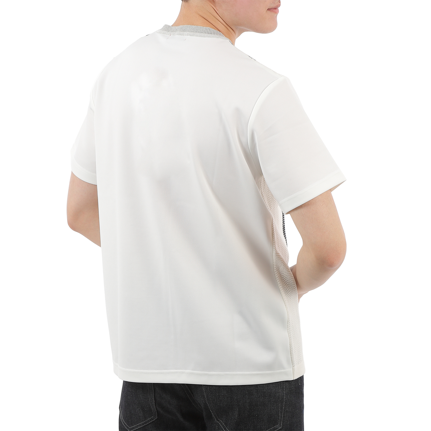 【SALE/20%OFF】VUMPS RED 強撚ニット VネックTシャツ