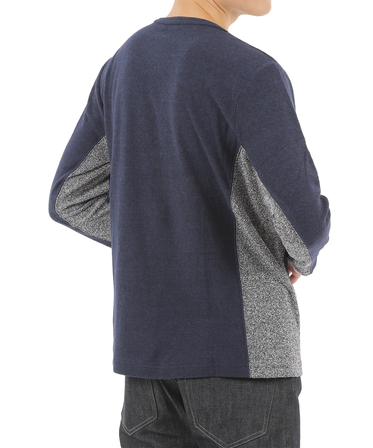 【SALE/50%OFF】パイル切替 ロングTシャツ