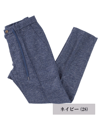 リネン調 カラミ織イージーパンツ #VUMPS traveller