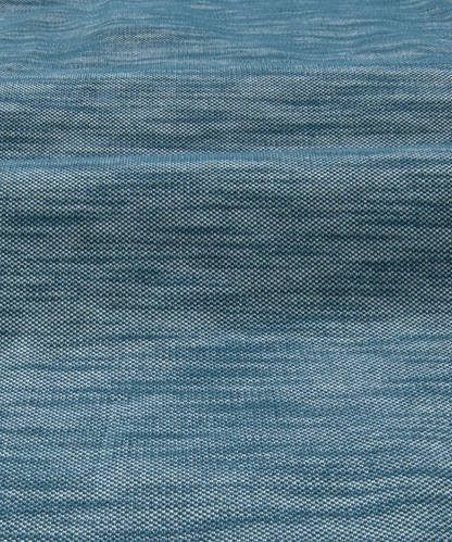 【MORESALE／50%OFF】スラブ鹿の子 七分袖ポロシャツ