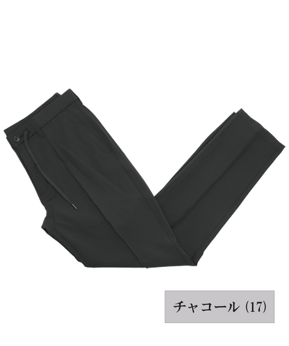 ストレッチ 格子ジャカード イージーパンツ