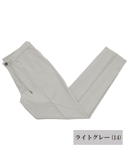 ストレッチ 格子ジャカード イージーパンツ