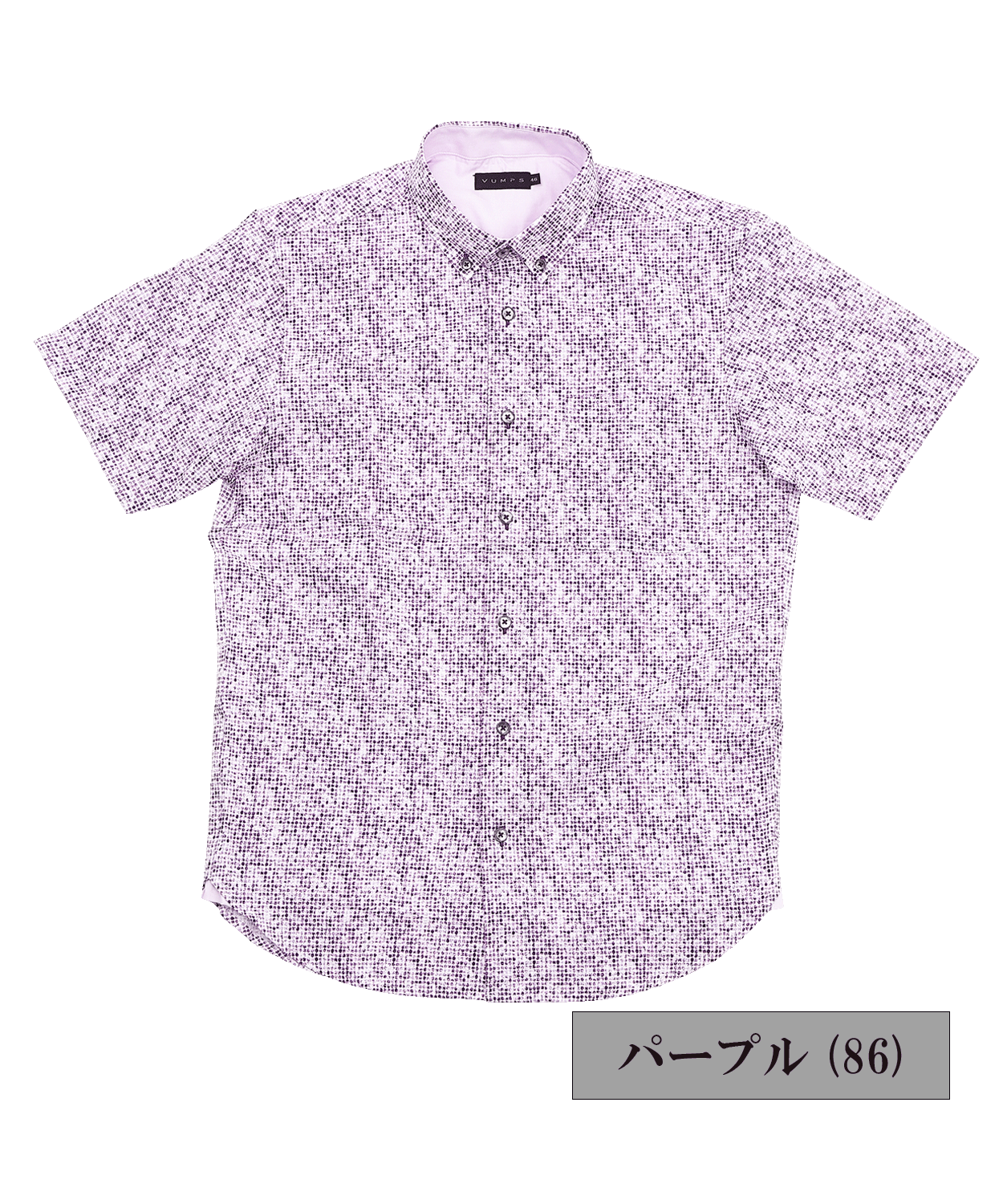 SALE／30%OFF】サッカー小紋柄プリント 半袖BDシャツ – VUMPS