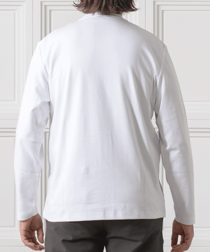 スムース 異素材切替 ロングTシャツ