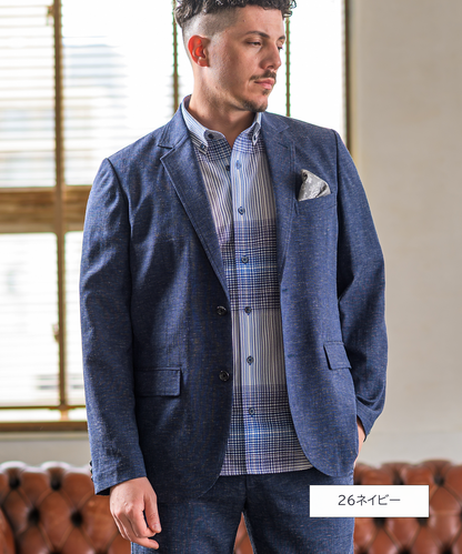 【SALE20％OFF】ストレッチマイヤー ジャケット メンズ｜柔らか 滑らか 大人カジュアル 羽織り