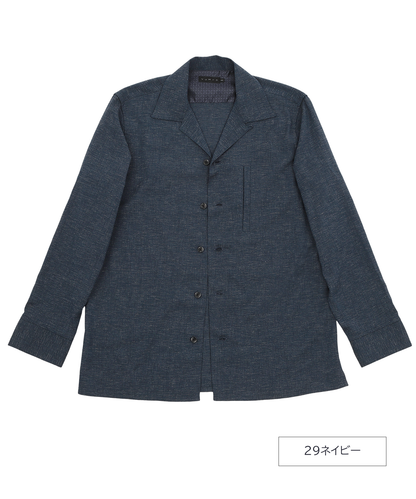 【再値下げ】【SALE50％OFF】【とろける着心地】ストレッチマイヤー オープンシャツ メンズ｜滑らか 涼感 大人カジュアル