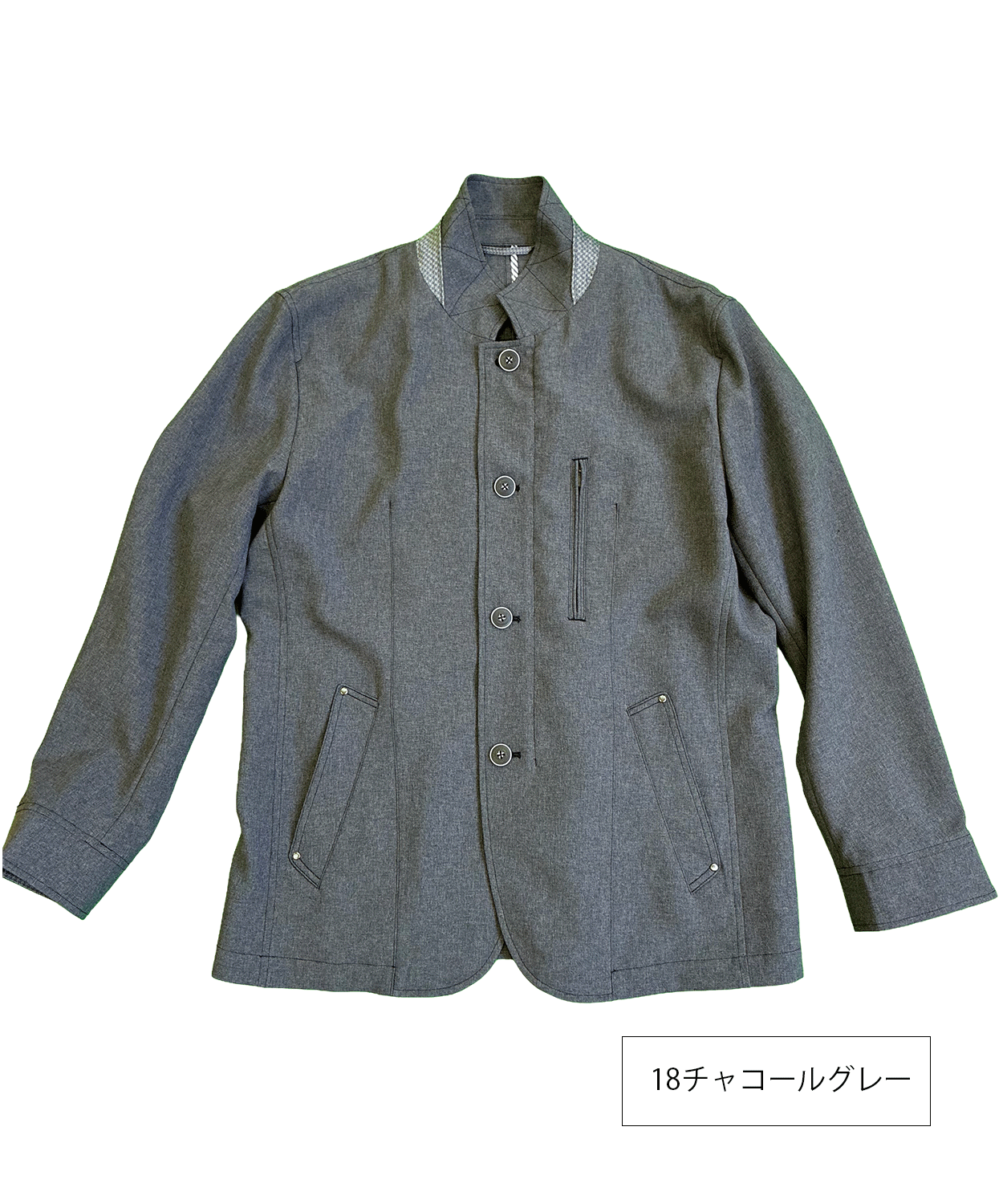 【洗濯できる春ジャケット】ポリエステルドライコンバーチブルジャケット