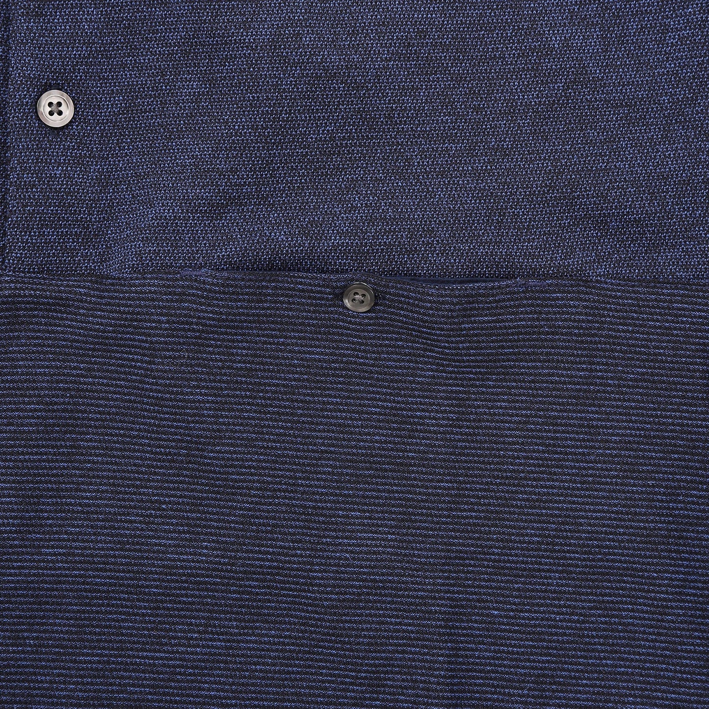【SALE／30％OFF】変形カノコボーダー スタンドカラー 半袖ポロシャツ