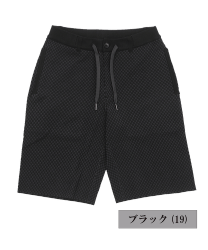 14G格子柄ニット ショートパンツ
