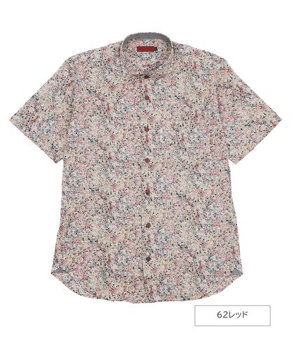 【SALE20％OFF】シワになりにくく、美しい伝統のリバティ ミラクルローンウェーブプリントSWシャツ
