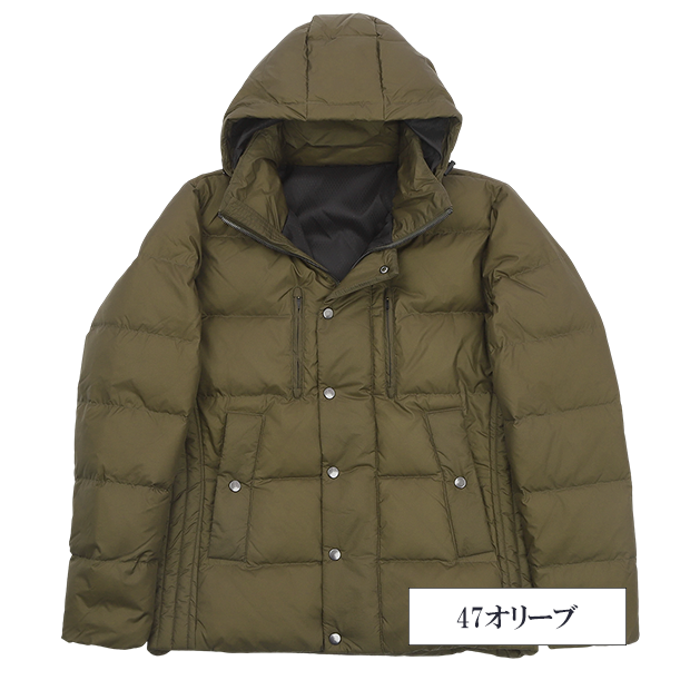 【軽くて暖かい】リップストップ ショート丈 ダウンブルゾン 無地｜撥水 防風 軽量 保温性