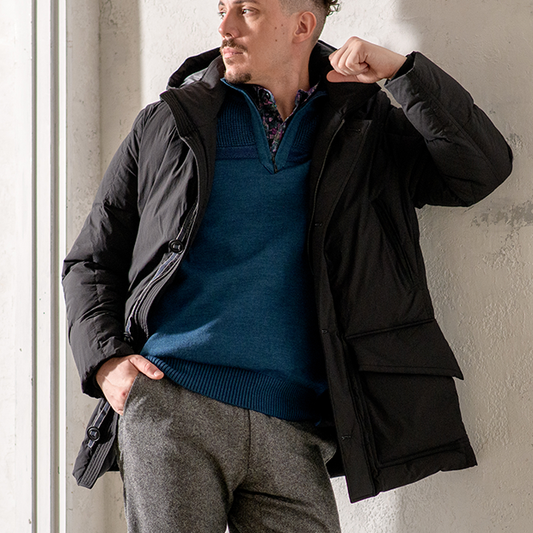 【SALE/20％OFF】【軽くて暖かい】リップストップ ショート丈 ダウンブルゾン 無地｜撥水 防風 軽量 保温性