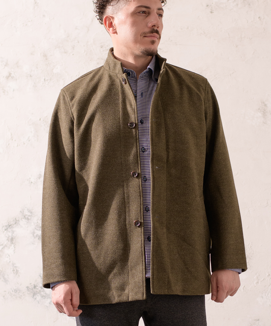 【SALE/50％OFF】ライトメルトン カバーオール ジャケット｜総裏仕立て きれいめ アウター