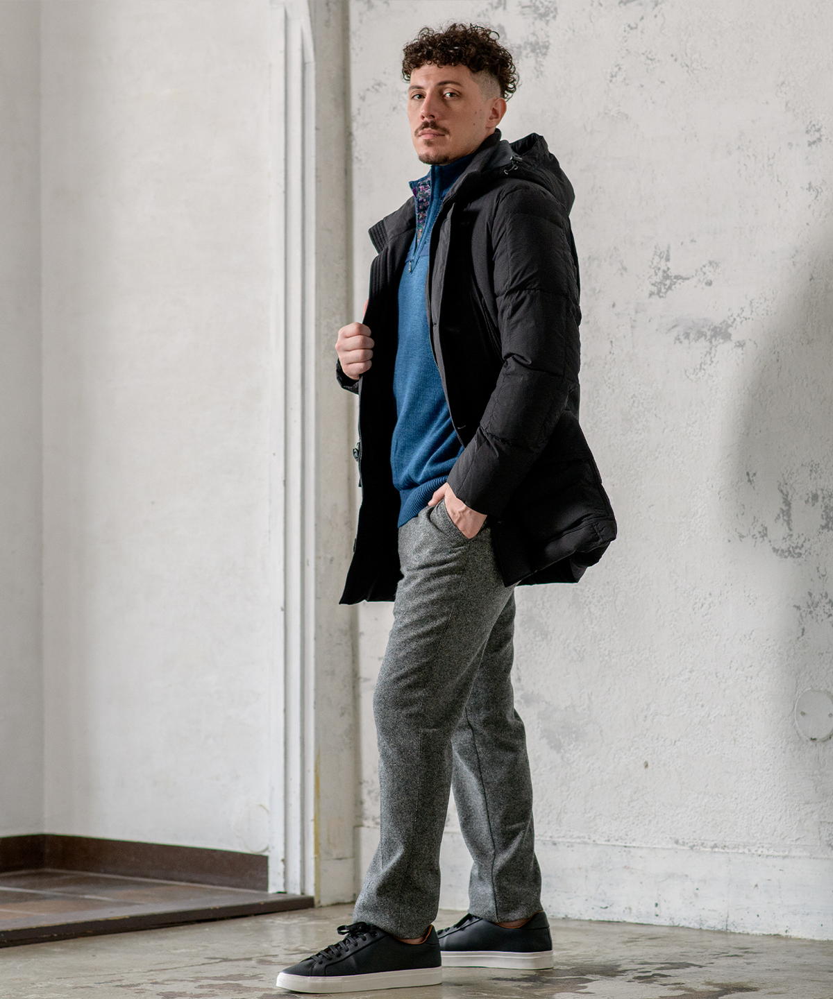 CORDURA スモールリップル ダウンコート｜高耐久・軽量・防風性に優れた機能派アウター