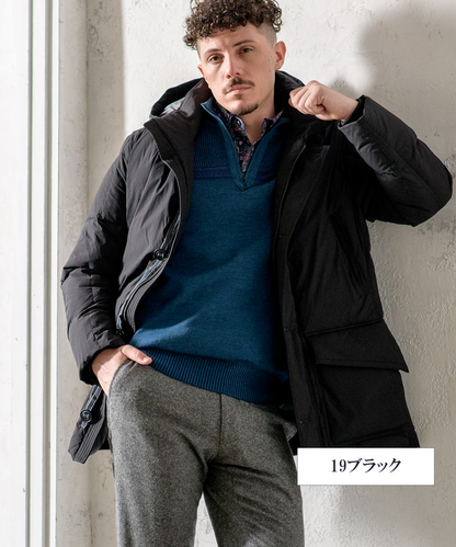 CORDURA スモールリップル ダウンコート｜高耐久・軽量・防風性に優れた機能派アウター