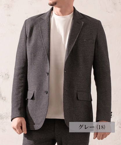 ハチノス鹿の子 ストレッチジャージジャケット