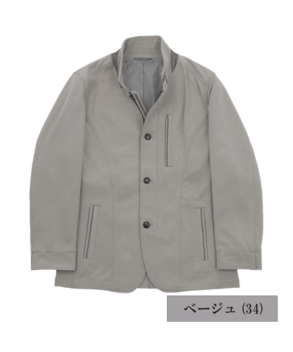 ストレッチジャージ コンバーチブルジャケット