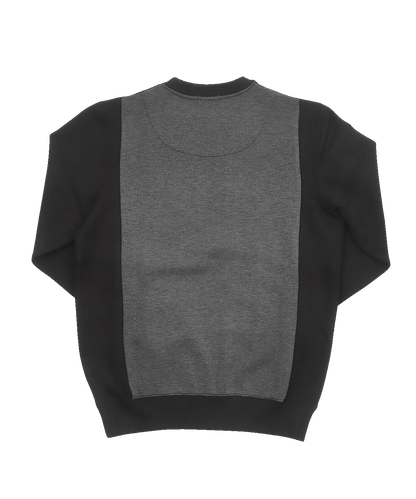 VUMPS RED 異素材切替 クルーネックスウェット
