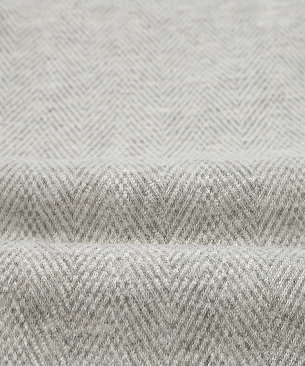 へリンボンジャカード フルジップカーディガン