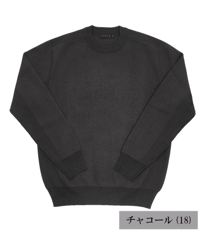 12Gアウトラストニット 総針クルーネックニット