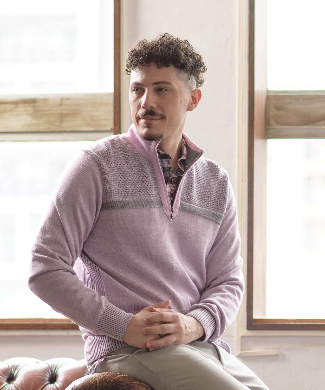 VUMPS ニットセーター 48 新品タグ付きVUMPS グレー ニットセーター サイズ48 - メルカリ