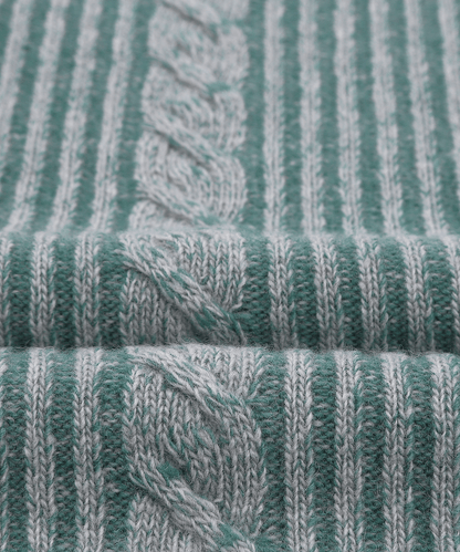 7G SHIRAZ ケーブル編み クルーネックニット