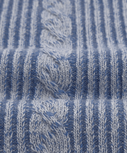 7G SHIRAZ ケーブル編み クルーネックニット