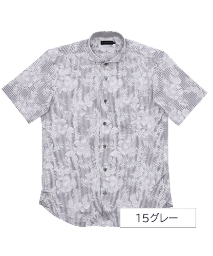 【高通気×ストレッチ】Tシャツの上に羽織る、大人のプリントSWシャツ