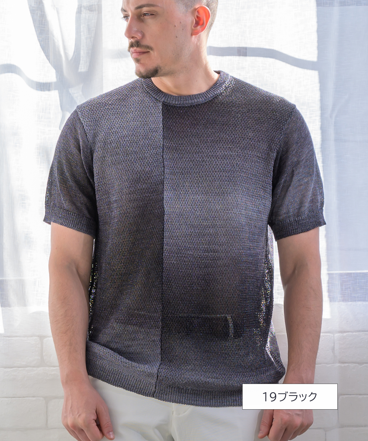【吸汗速乾×抗菌消臭】汗ばむ季節の救世主。和紙スペースダイ変形Tシャツ