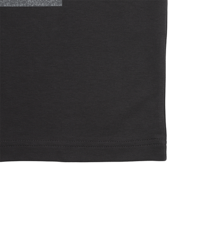 【洗練のジオメトリック】スムース ブロック柄Tシャツ ｜ シルクのような滑らかさと、陰影で魅せる大人の格子デザイン
