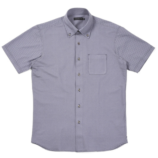 【SALE／50％OFF】VUMPS ブロックジャージサッカー半袖シャツ グレー