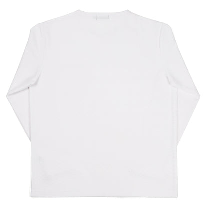 VUMPS ジオメトリック ロングＴシャツ（WHITE / BLACK）